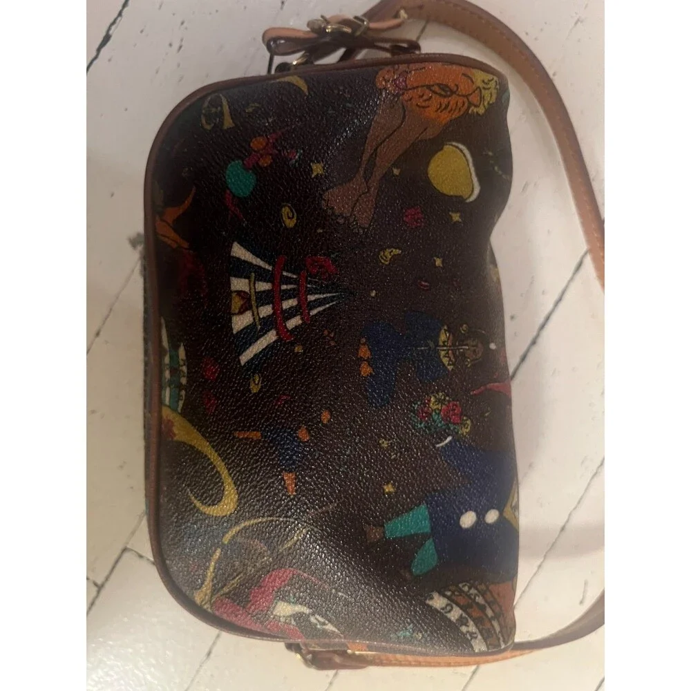 Piero Guidi 🎪 Magic Circus Camera Bag ✨ Crossbody Adjustable Strap Italy Rare